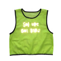 Hi Vis Children Kids Green Riding Reflective Safety Mesh Vests With Logo